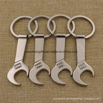 Abridor de garrafa liga de zinco feito sob encomenda da chave com Keyring